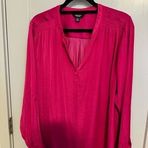 Simply Vera Vera Wang Fuchsia Blouse
